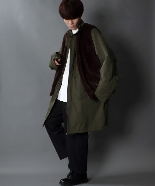 SITRY(シトリー)の「fur vest/ファー ベスト(ベスト・メンズ・ブラック/ブラウン・M/L/XL)」の18枚目の写真