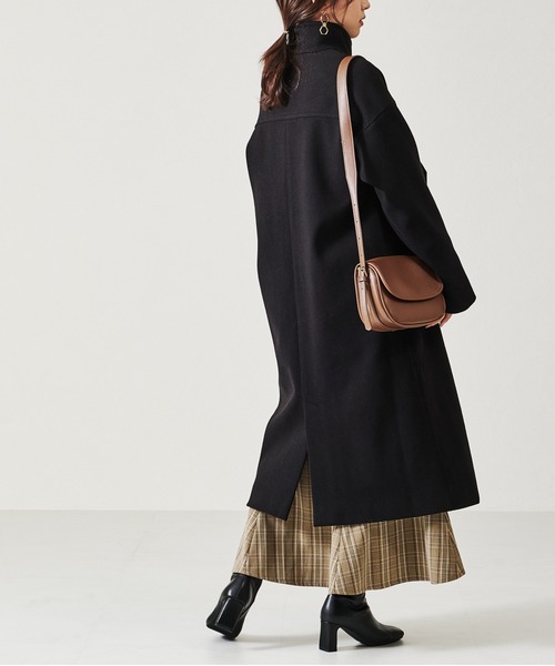 acro（アクロ）の「■スタンドカラーロングコート/AC2711（その他アウター・レディース・ベージュ/ブラック/アイボリー・ﾌﾘ-）」の21枚目の写真