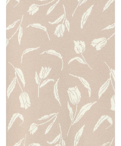 Te chichi TERRASSE（テチチテラス）の「花柄ジャカードニット(セットアップ可)（ニット/セーター・レディース・ブラック/モカ/ネイビー・ﾌﾘ-）」の16枚目の写真