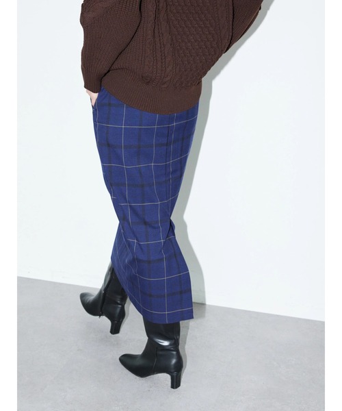 AMERICAN HOLIC（アメリカンホリック）の「チェックタイトスカート（スカート・レディース・ブルー系その他5/ブラウン系その他4・M/S/L）」の21枚目の写真