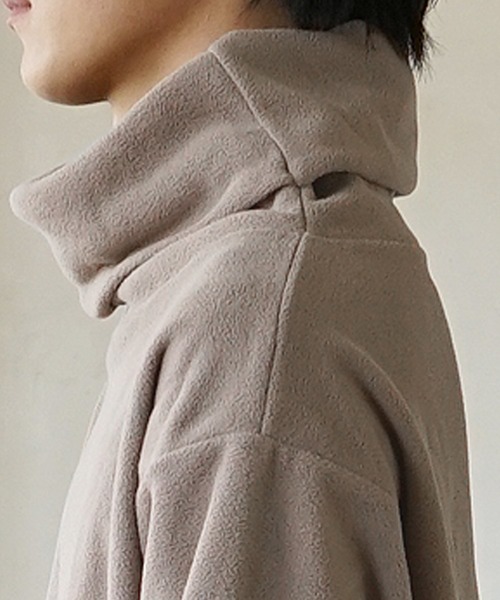 MinoriTY（マイノリティ）の「【MinoriTY】オフタートル フリース リバーシブル トレーナー/スウェット メンズ（スウェット・メンズ・ブラック/ホワイト/モカ・L/M）」の10枚目の写真