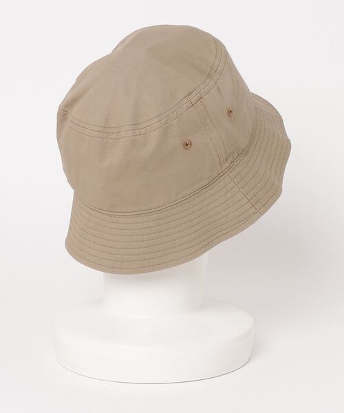 NANO universe（ナノユニバース）の「LB.04/別注 刺繍ツイルバケットハット（ハット・メンズ・ブラック/ベージュ/チャコール・FREE）」の4枚目の写真