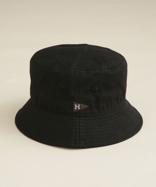 NANO universe（ナノユニバース）の「LB.04/別注 刺繍ツイルバケットハット（ハット・メンズ・ブラック/ベージュ/チャコール・FREE）」の8枚目の写真