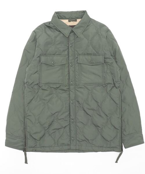 TAION（タイオン）の「【TAION】 ダウン シャツ / MILITARY DOWN SHIRT（シャツ/ブラウス・メンズ・ブラック/オリーブ/クリーム・2/3/4）」の11枚目の写真