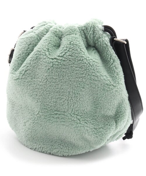 algy（アルジー）の「巾着ポシェット（ショルダーバッグ・キッズ・ミント/オフホワイト・FREE）」の12枚目の写真