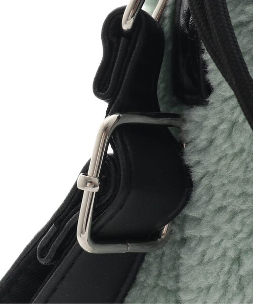 algy（アルジー）の「巾着ポシェット（ショルダーバッグ・キッズ・ミント/オフホワイト・FREE）」の3枚目の写真