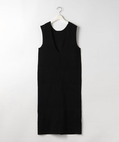 美品【greenlabelrelaxing】2WAY ワンピース ニット ドッキング 2WAY ワンピース
