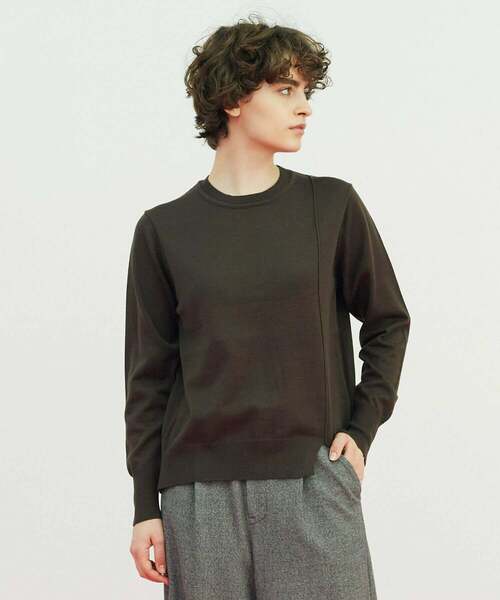 FRAPBOIS(フラボア)の「シエルニット(ニット/セーター・レディース・ベージュ/ブラック・1)」の17枚目の写真