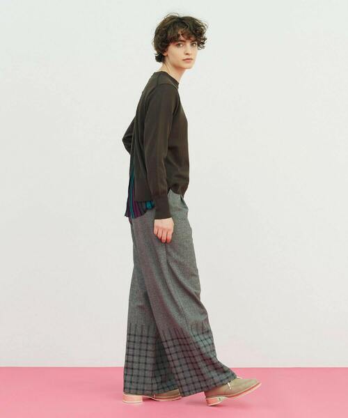 FRAPBOIS(フラボア)の「シエルニット(ニット/セーター・レディース・ベージュ/ブラック・1)」の10枚目の写真