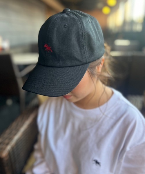 POLO CHAMPS（ポロチャンプス）の「【POLO CHAMPS/ポロチャンプス】別注 ワンポイント 刺繍 　ユニセックス　ローキャップ（キャップ・レディース・ベージュ/ネイビー/レッド/グレイッシュベージュ/ブラック/カーキ/ダークグリーン・FREE）」の12枚目の写真