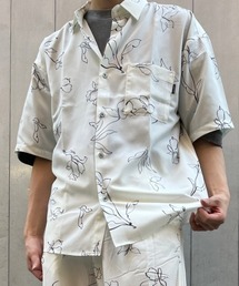 AZIONE | AZIONE/アジオネ/総柄s/sシャツ/半袖シャツ(Tシャツ/カットソー)