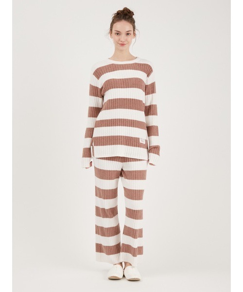 gelato pique（ジェラートピケ）の「スムーズィーリブボーダープル