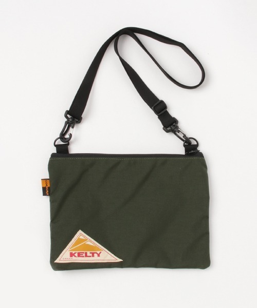 KELTY（ケルティ）の「《不動の人気サコッシュ》【KELTY/ケルティ】 VINTAGE FLAT POUCH S（ショルダーバッグ・メンズ・ブラック/モカ/ネイビー/ダークグレー/タン/マスタード/セージグリーン/オリーブ/ブラウン系その他・FREE）」の7枚目の写真