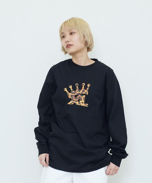 XLARGE(エクストララージ)の「XLARGE / エクストララージ XL CROWN L/S TEE ロンT(Tシャツ/カットソー・メンズ・ホワイト/バーガンディー/ブラック・MEDIUM/LARGE/X-LARGE)」の6枚目の写真