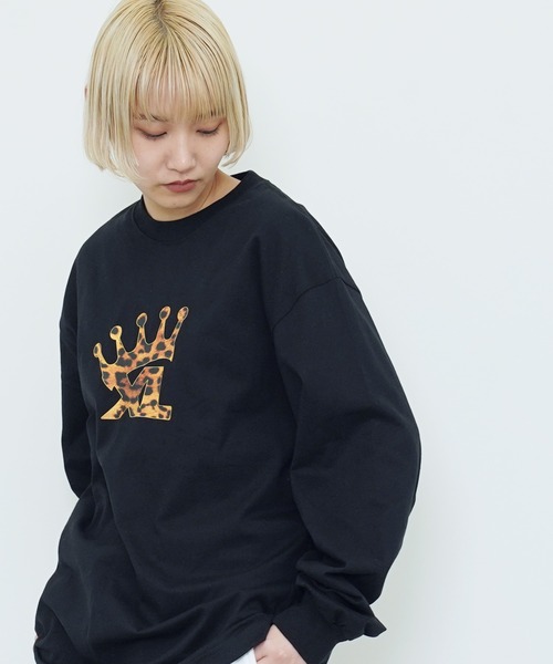 XLARGE(エクストララージ)の「XLARGE / エクストララージ XL CROWN L/S TEE ロンT(Tシャツ/カットソー・メンズ・ホワイト/バーガンディー/ブラック・MEDIUM/LARGE/X-LARGE)」の10枚目の写真