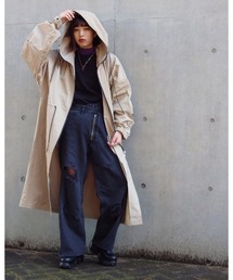 VIBGYOR | 【Re:one】Long loose mod coat(MA)(モッズコート)