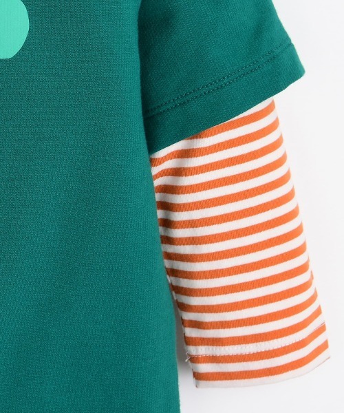 moimoln（モイモルン）の「【セットアップ】バルーンベアートップス＆パンツ（Tシャツ/カットソー・キッズ・グリーン・90cm/110cm/120cm/100cm）」の4枚目の写真