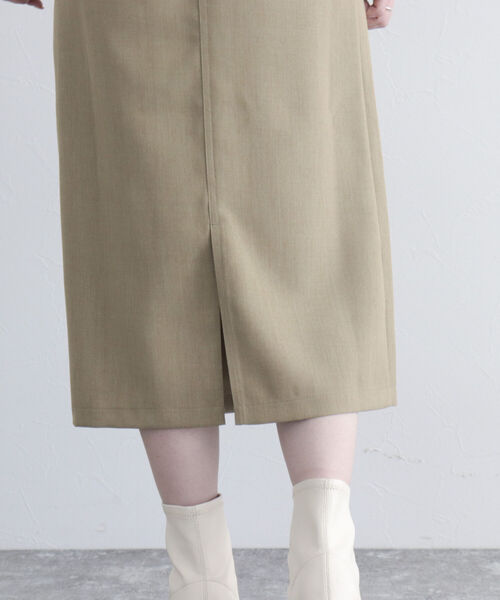 fredy emue（フレディエミュ）の「リネンライクジャンスカ＋ジレ（ペチコート付き）（ジャンパースカート・レディース・ブラック/ベージュ・38/36）」の10枚目の写真