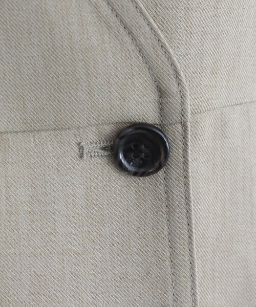 fredy emue（フレディエミュ）の「リネンライクジャンスカ＋ジレ（ペチコート付き）（ジャンパースカート・レディース・ブラック/ベージュ・38/36）」の13枚目の写真