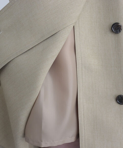 fredy emue（フレディエミュ）の「リネンライクジャンスカ＋ジレ（ペチコート付き）（ジャンパースカート・レディース・ブラック/ベージュ・38/36）」の14枚目の写真