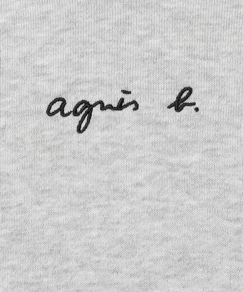 agnes b.（アニエスベー）の「K330 E SWEAT HOODIE キッズ フーディ（パーカー・キッズ・グレー系その他・12YEAR/10YEAR/8YEAR/6YEAR/4YEAR）」の5枚目の写真