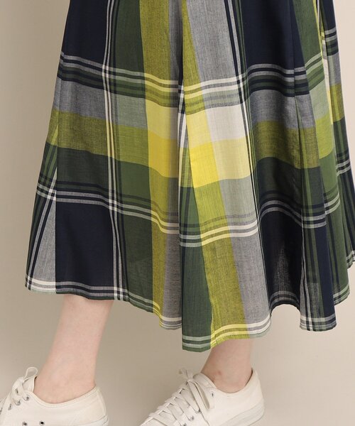 Dessin（デッサン）の「◆【大人着映えスカート・後ろウエストゴム】チェックマーメイドスカート＜XS～L＞（スカート・レディース・ワイン系3/ネイビー系1/ライトイエロー系2・02/00/03/01）」の6枚目の写真