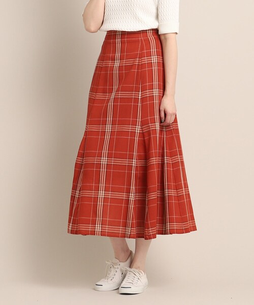 Dessin（デッサン）の「◆【大人着映えスカート・後ろウエストゴム】チェックマーメイドスカート＜XS～L＞（スカート・レディース・ワイン系3/ネイビー系1/ライトイエロー系2・02/00/03/01）」の20枚目の写真