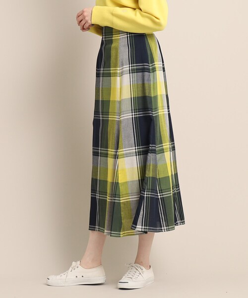 Dessin（デッサン）の「◆【大人着映えスカート・後ろウエストゴム】チェックマーメイドスカート＜XS～L＞（スカート・レディース・ワイン系3/ネイビー系1/ライトイエロー系2・02/00/03/01）」の21枚目の写真
