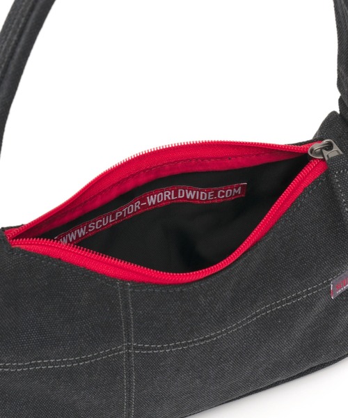 SCULPTOR(スカルプター)の「Twill Hobo Bag/ツイルホボバック(トートバッグ・レディース・ブラック/ベージュ・FREE)」の9枚目の写真