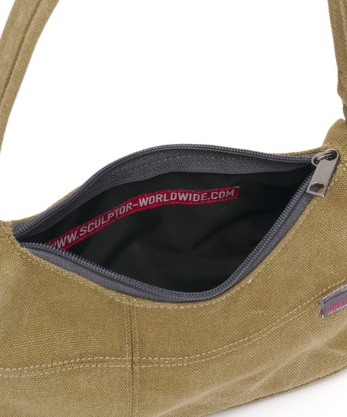 SCULPTOR(スカルプター)の「Twill Hobo Bag/ツイルホボバック(トートバッグ・レディース・ブラック/ベージュ・FREE)」の15枚目の写真