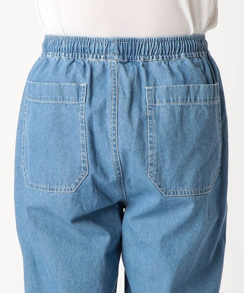 Grand PARK（グランドパーク）の「ライトデニムイージーベイカーパンツ（セットアップ対応アイテム）（デニムパンツ・メンズ・ネイビー/ブルー・X-LARGE/LARGE/MEDIUM）」の10枚目の写真