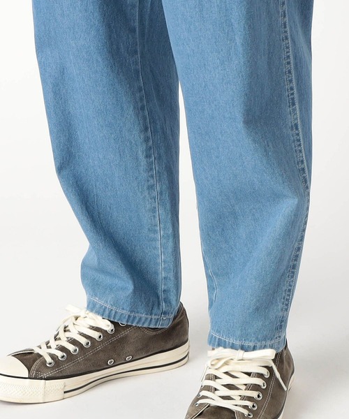 Grand PARK（グランドパーク）の「ライトデニムイージーベイカーパンツ（セットアップ対応アイテム）（デニムパンツ・メンズ・ネイビー/ブルー・X-LARGE/LARGE/MEDIUM）」の11枚目の写真