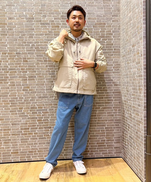 Grand PARK（グランドパーク）の「ライトデニムイージーベイカーパンツ（セットアップ対応アイテム）（デニムパンツ・メンズ・ネイビー/ブルー・X-LARGE/LARGE/MEDIUM）」の14枚目の写真