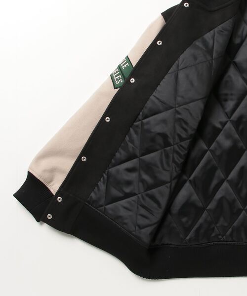 MILKFED.（ミルクフェド）の「MILKFED. × MANASTASH /ミルクフェド×マナスタッシュ　SPECIAL STADIUM JUMPER　VARSITY JACKET　バーシティージャケット スペシャルスタジアムジャンパー（スタジャン・メンズ・ブラック・L）」の4枚目の写真