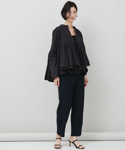 カレンソロジー　ブークレニットパンツ　ブラック Curensology｜ブークレニットパンツ | Rakuten Fashion(楽天