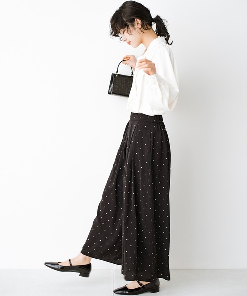 haco!（ハコ）の「水玉にハートを忍ばせてみた！秘密の仕掛けがにくいドットパンツ haco! FACTORY with ah(attach heart)!（その他パンツ・レディース・ブラック系その他・SMALL/MEDIUM/LARGE/X-LARGE）」の12枚目の写真