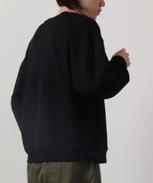 MODISH GAZE(モディシュガゼ)の「MODISH GAZE 裏毛 クルーネック 長袖 スウェット CAT POWER(スウェット・メンズ・ブラック/オフホワイト/ネイビー・M/L)」の17枚目の写真