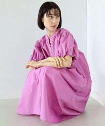 Ray BEAMS | Ray BEAMS / コットン ヨークギャザー ワンピース(ワンピース)