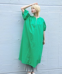 Ray BEAMS | Ray BEAMS / コットン ヨークギャザー ワンピース(ワンピース)