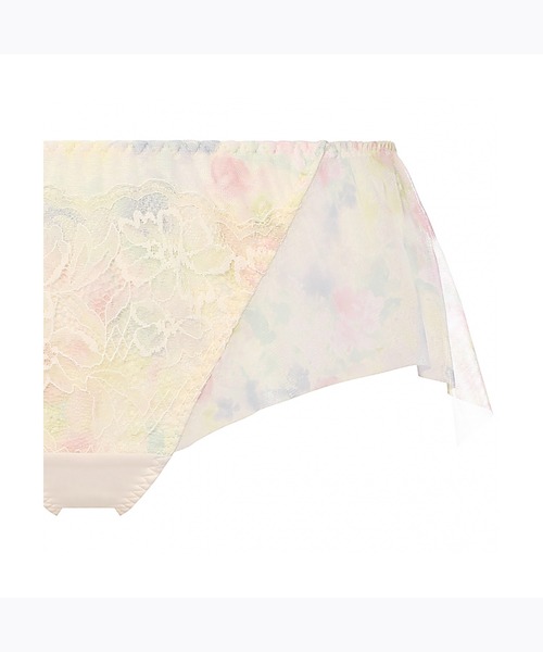 AMOSTYLE BY Triumph(アモスタイルバイトリンプ)の「ボーイズレングス スカイヴェール AMST1425 PT JX(ショーツ・レディース・ベージュ/ブルー/ホワイト・M/L)」の4枚目の写真