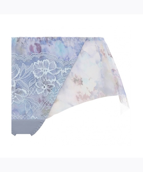 AMOSTYLE BY Triumph(アモスタイルバイトリンプ)の「ボーイズレングス スカイヴェール AMST1425 PT JX(ショーツ・レディース・ベージュ/ブルー/ホワイト・M/L)」の6枚目の写真