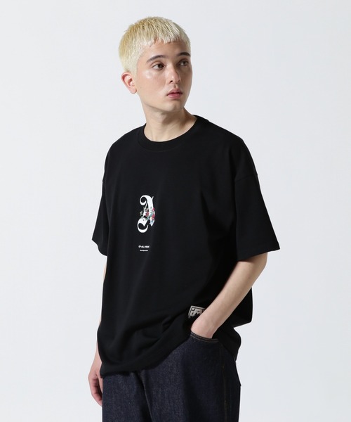 A4A（エーフォーエー）の「A4A/エーフォーエー/A FLOWER SST フラワーショートスリーブT（Tシャツ/カットソー・メンズ・ホワイト/ブラック・F）」の3枚目の写真