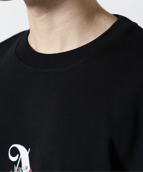 A4A（エーフォーエー）の「A4A/エーフォーエー/A FLOWER SST フラワーショートスリーブT（Tシャツ/カットソー・メンズ・ホワイト/ブラック・F）」の7枚目の写真