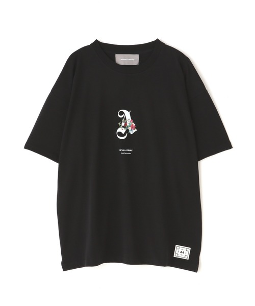 A4A（エーフォーエー）の「A4A/エーフォーエー/A FLOWER SST フラワーショートスリーブT（Tシャツ/カットソー・メンズ・ホワイト/ブラック・F）」の11枚目の写真