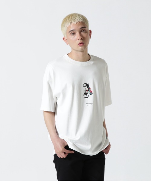 A4A（エーフォーエー）の「A4A/エーフォーエー/A FLOWER SST フラワーショートスリーブT（Tシャツ/カットソー・メンズ・ホワイト/ブラック・F）」の13枚目の写真