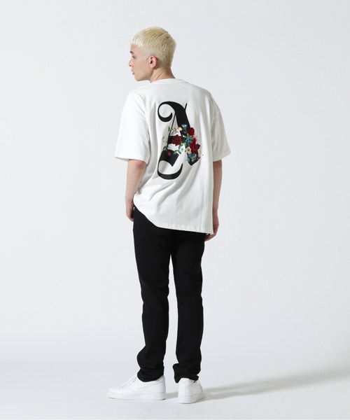 A4A（エーフォーエー）の「A4A/エーフォーエー/A FLOWER SST フラワーショートスリーブT（Tシャツ/カットソー・メンズ・ホワイト/ブラック・F）」の14枚目の写真