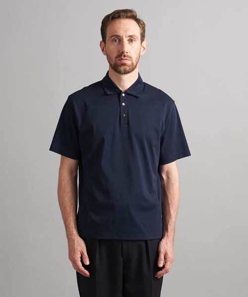 SOVEREIGN（ソブリン）の「＜SOVEREIGN＞ ショートスリーブ ポロシャツ（ポロシャツ・メンズ・グレー/ホワイト/ネイビー・S/M/L）」の10枚目の写真