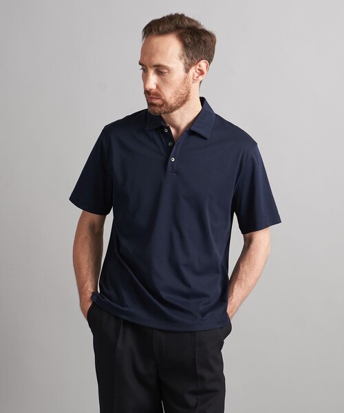 SOVEREIGN（ソブリン）の「＜SOVEREIGN＞ ショートスリーブ ポロシャツ（ポロシャツ・メンズ・グレー/ホワイト/ネイビー・S/M/L）」の16枚目の写真