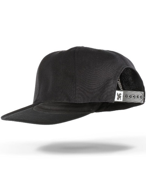 CHROME（クローム）の「CHROME/クローム キャップ 6パネル フラットバイザー JP203BKBK（キャップ・メンズ・ブラック・FREE）」の3枚目の写真