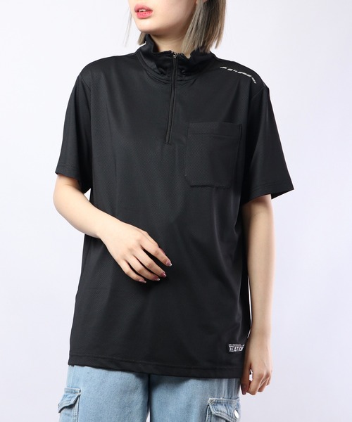 FUNALIVE（ファンアライブ）の「PIRARUCU Ｎｅｗシェイドドライナー半袖Ｚｉｐ　Ｕｐシャツ（Tシャツ/カットソー・メンズ・シルバーグレー/ブラック/ネイビー・LL/3L/L/M）」の5枚目の写真